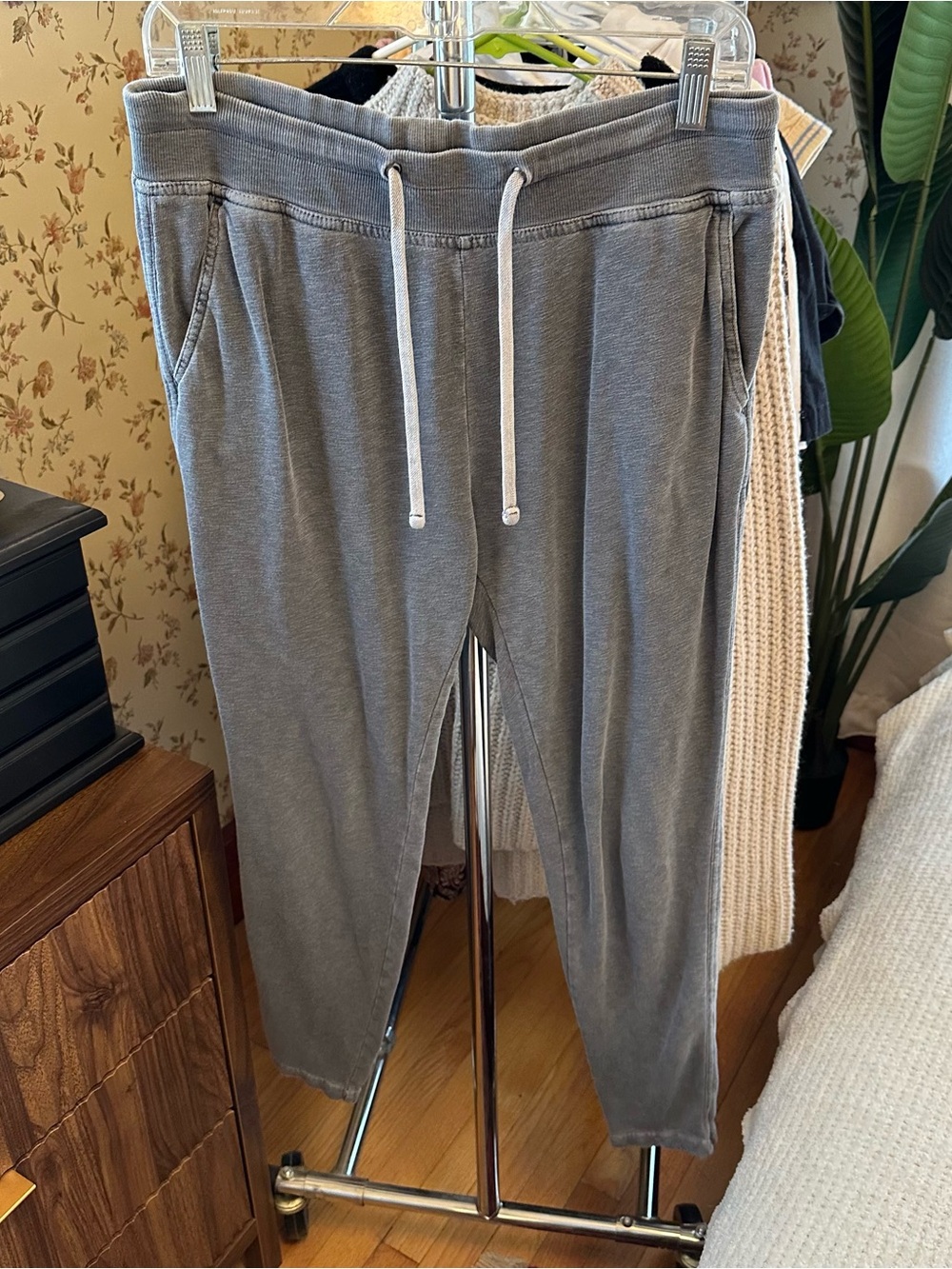 James Perse gray/blue joggers sz 2